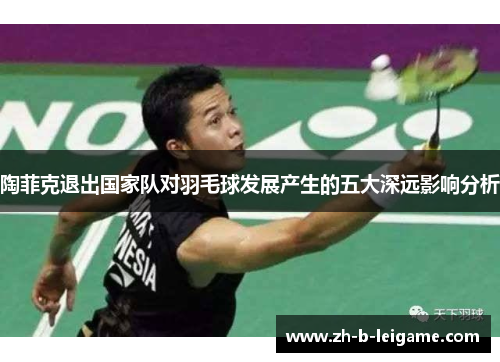 陶菲克退出国家队对羽毛球发展产生的五大深远影响分析